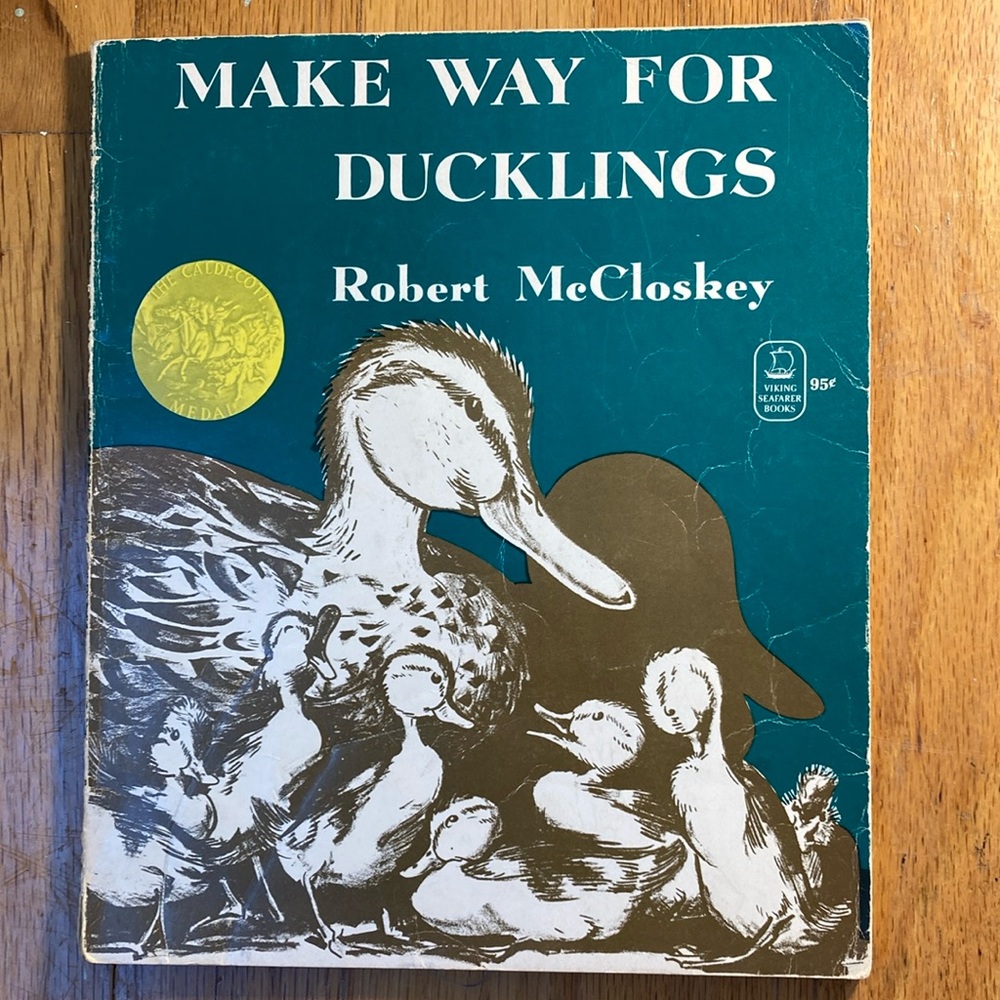 Vintage Make Way for Ducklings- Robert McCloskey